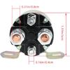 12V Starter Solenoid for Yamaha G2 G8 G9 G11 G14 G16 G20 Gas Golf Cart 1985-2002 4 Terminal Solenoid Replaces JF2-H1950-00 JR3-H1950-00 J38-81950-01