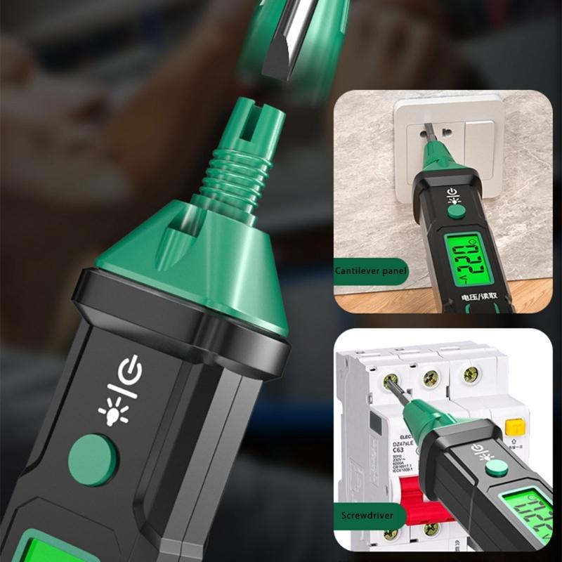 Multifunctional Circuit Detector for Voltage Broken Wire and Leakage Detection Safe Practical Design Electrician Use