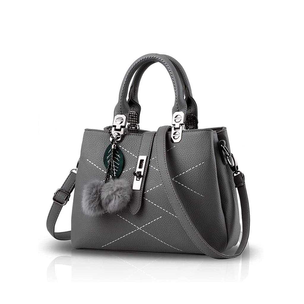 NICOLE & DORIS New Wave Packet Messenger Bag for Women (Gray)