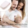 10 buc/lot scutece pentru bebeluși din bumbac respirabil pentru nou-născut, reutilizabile, lavabilă, cu inserție pentru scutece