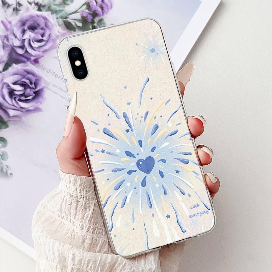 Para Capa de iPhone X XR XS Max Moda de Luxo Capa Pintada Capa de Silicone Macio Para iPhone XS Max iPhoneX iPhoneXR Capas Bolsas