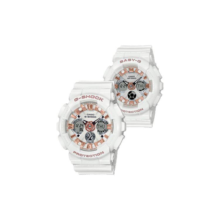 

Casio Lov Limited Edition Sports Waterproof Shockproof Couple Watch Quartz Movement Resin Strap Unisex Watches White LOV-20A-7APR Regular Watch Box,White
