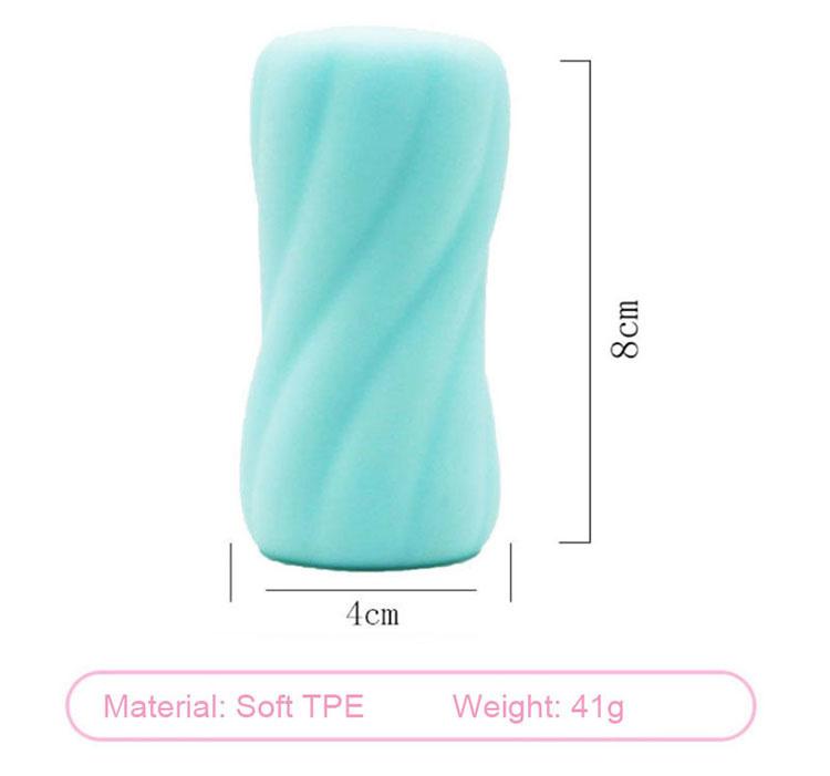 Male Masturbator Cup Portable Penis Trainer Penis Massage Adult Sex Toys Stretchy Silicone Vagina Egg Vacuum Pocket Cup for Men