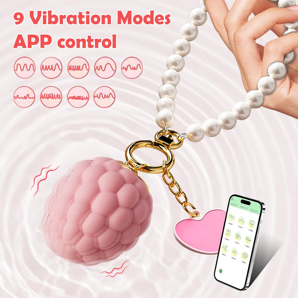 Small Vibrator with App Control for Women, Sex Toys, Mini Clitoris Vibrator, G Spot Vagina Stimulator Pendant Decorative Vibrator for Couples