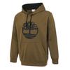 Tfo Tree Logo Brushback Comfortable Hooded Long Sleeve Sweatshirt Men Sweatshirt Khaki A4445-302