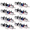 MWPF4 3D ABS Front Grille Badge Vehicle Exterior Tuning Accessories For BMW M Emblem X1 X2 X3 X4 X5 X6 X7 E38 E39 E30