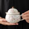 Travel Tea Set Camping Ru Kiln Teapot Cup Portable Simple Kung Fu One Pot One Cup Outdoor Tea Brewer