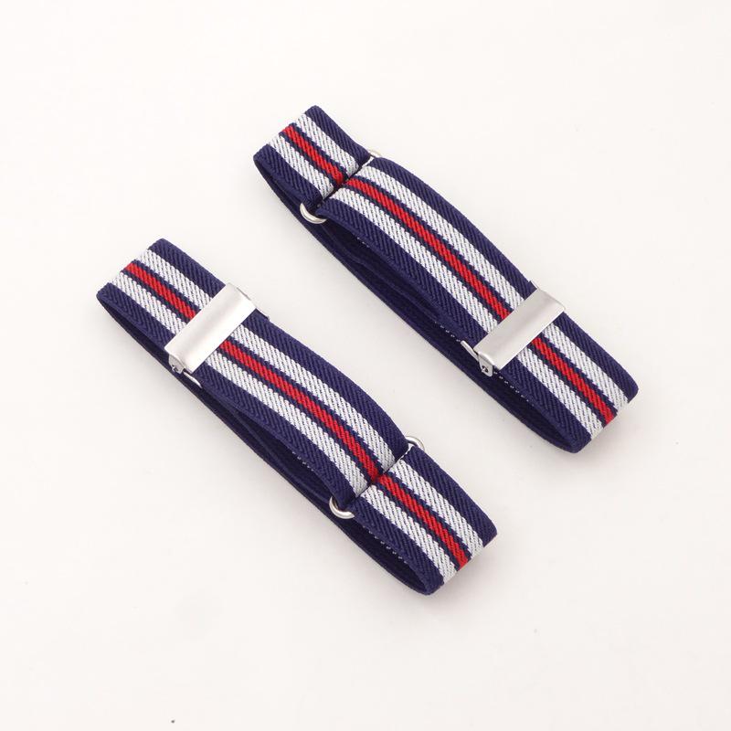 "Women's Shirt Fabric Cuffs and Men's Armbands, 2.5cm Elastic, Versatile Bracelets"