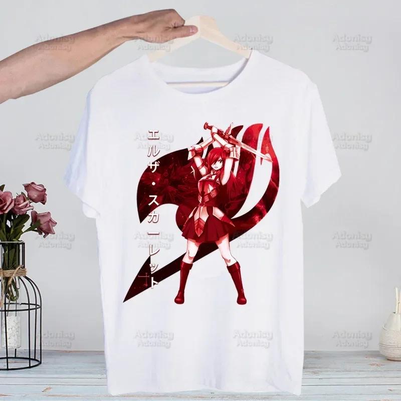 Anime Fairy Tail Natsu Dragneel Lucy T-shirts Summer Men/Women Hip Hop Funny Tshirt Streetwear t shirt Short Sleeve Tee Top