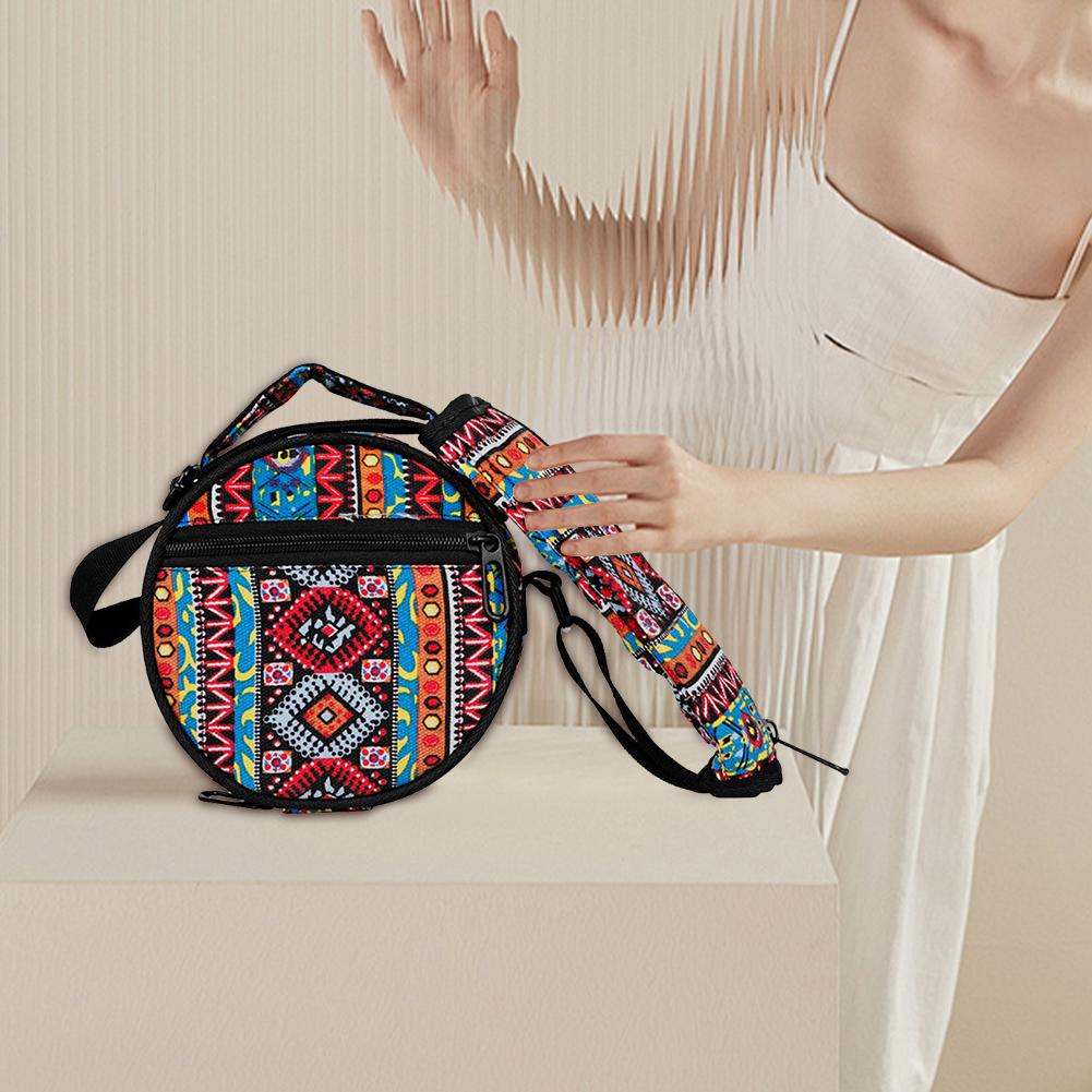 6.5 Inch Ethereal Drum Storsge Bag with Shoulder Strap Sanskrit Drum Bag Hand Shoulder Bag Carrier Bags for Drum Protection