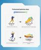 Kids' Lightweight Non-Slip Breathable Badminton & Tennis Training Shoes