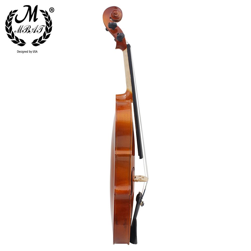 M MBAT 4/4 Violin Full Size Wooden Acoustic Fiddle for Beginner High quality Stringed Instrument With Case Music Accessories Set