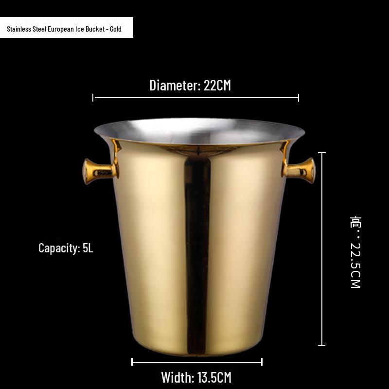 Stainless Steel Tiger Head Ice Bucket for Champagne, Beer, and Wine – Ideal for Bars and KTV.