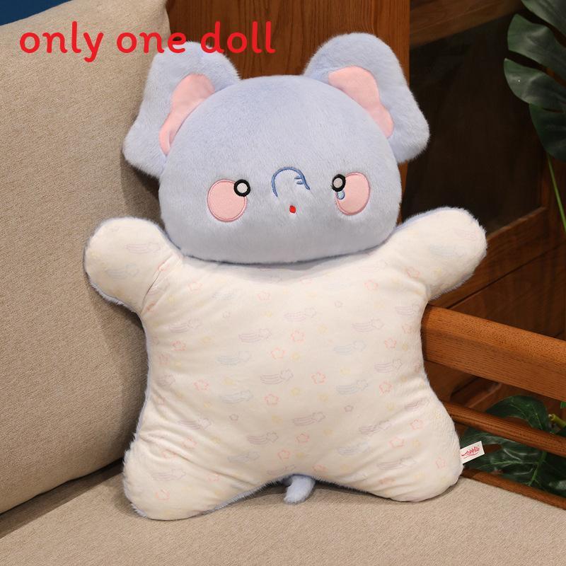 Cat Rabbit Duck Fox Panda Plush Pillow With Soft Short Fur For Stress Relief And Comfort For All Ages
