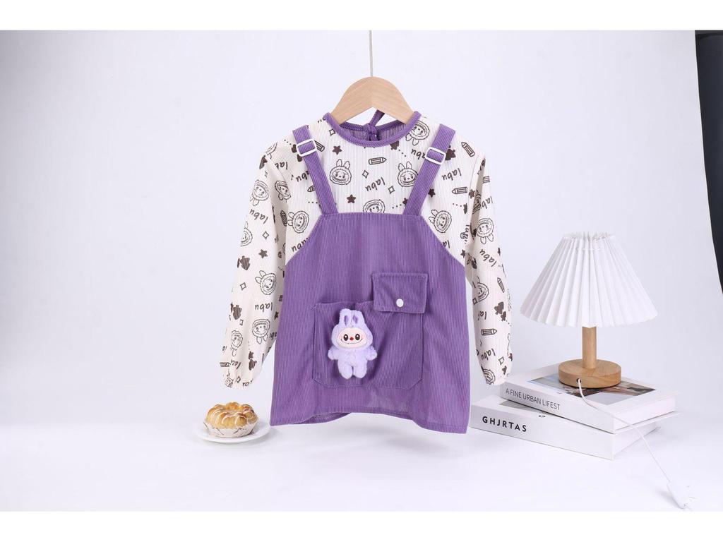 Baby Waterproof Cartoon Smock Bib for Spring/Autumn - Stain and Dirt Resistant