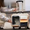 Oxford Cloth Portable Pet Trolley Case Travel Carrier Bag for Cats & Small Dogs Anti-Stress Cat Backpack Lightweight Luggage Bag