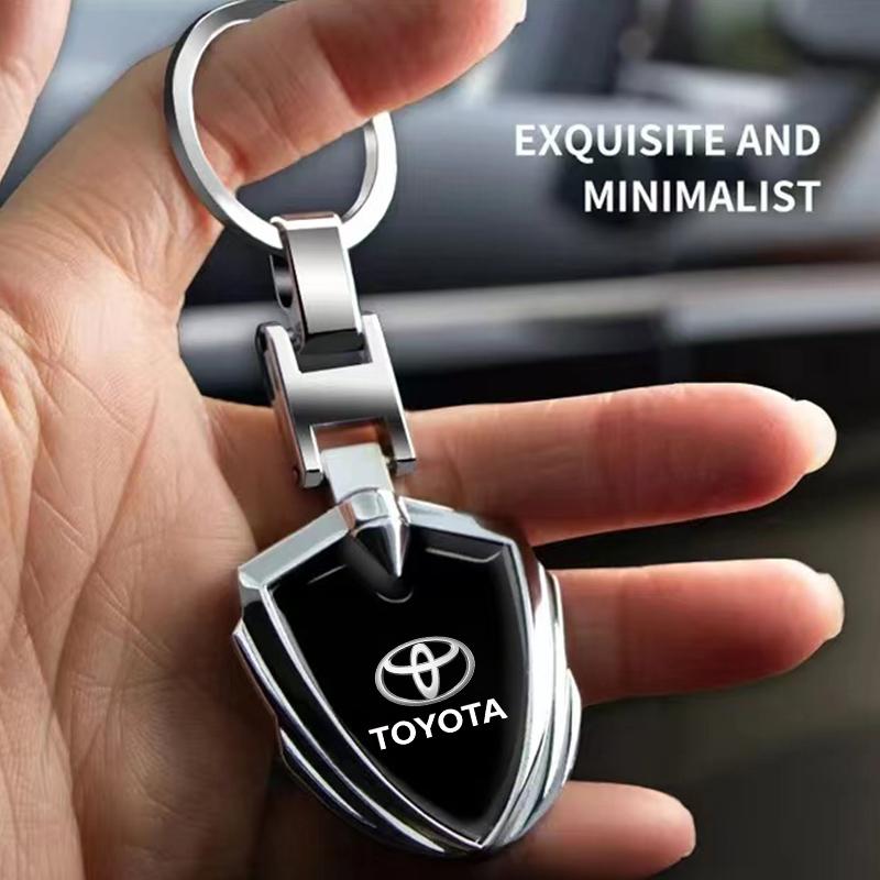Car Keychain Clouds Pattern Shield Key Rings For Toyota Camry XV10 XV XV20 XV30 XV40 XV50 XV70 JG7