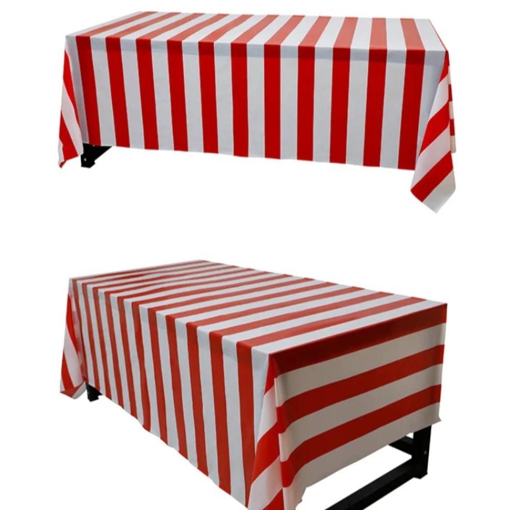 Christmas Circus Cloth Stripe Mats Picnic Photo Props Fashion Table Setting