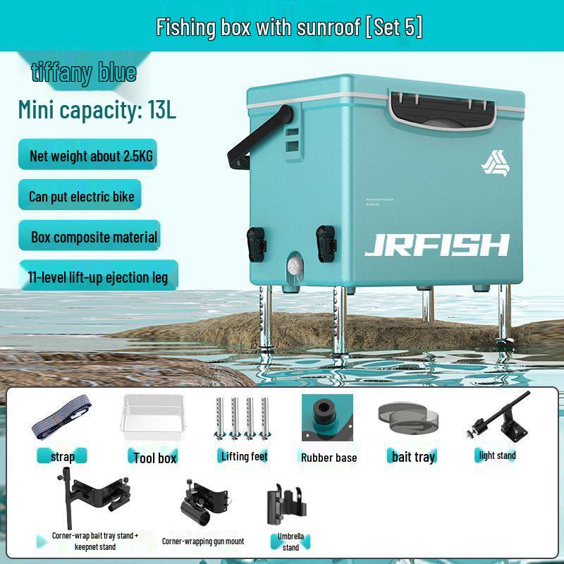 2025 Ultralight 13L Mini Fishing Box with Feet - Cooler and Seat Combo