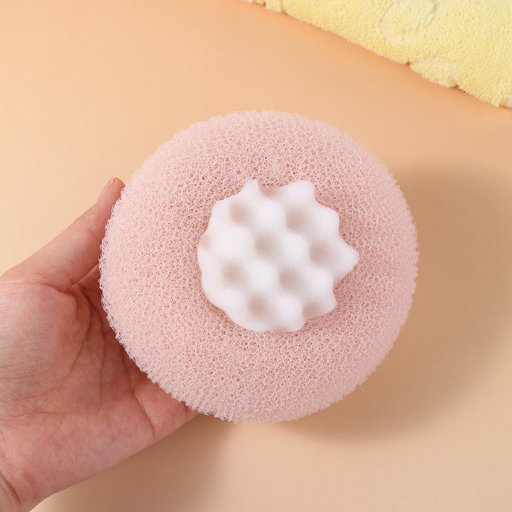 4Pcs with Elastic Band Suction Cup Bath Ball Super Soft Dead Skin Remover  Shower Tool