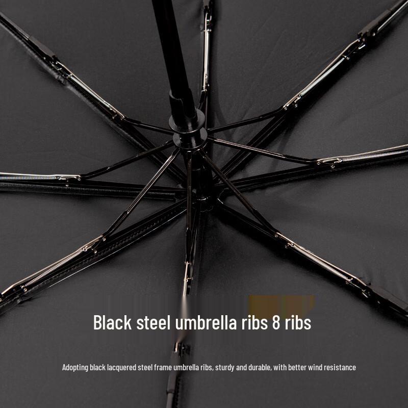 Automatischer Drei-Falt-Sonnenschirm und Regenschirm