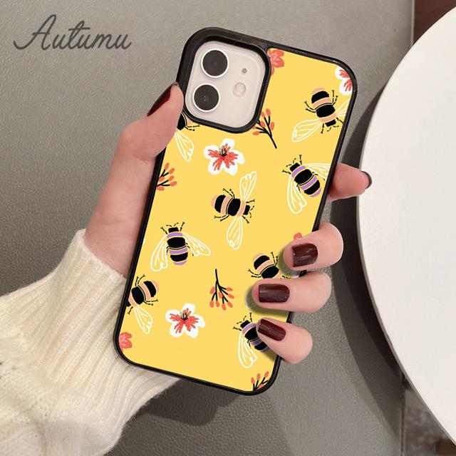 Bee Keeping Honey Bees Phone Case for iPhone 11 12 13 14 Pro Max mini XR XS SE 2020 7 8 Plus Samsung Galaxy S21 S22 Cover shell