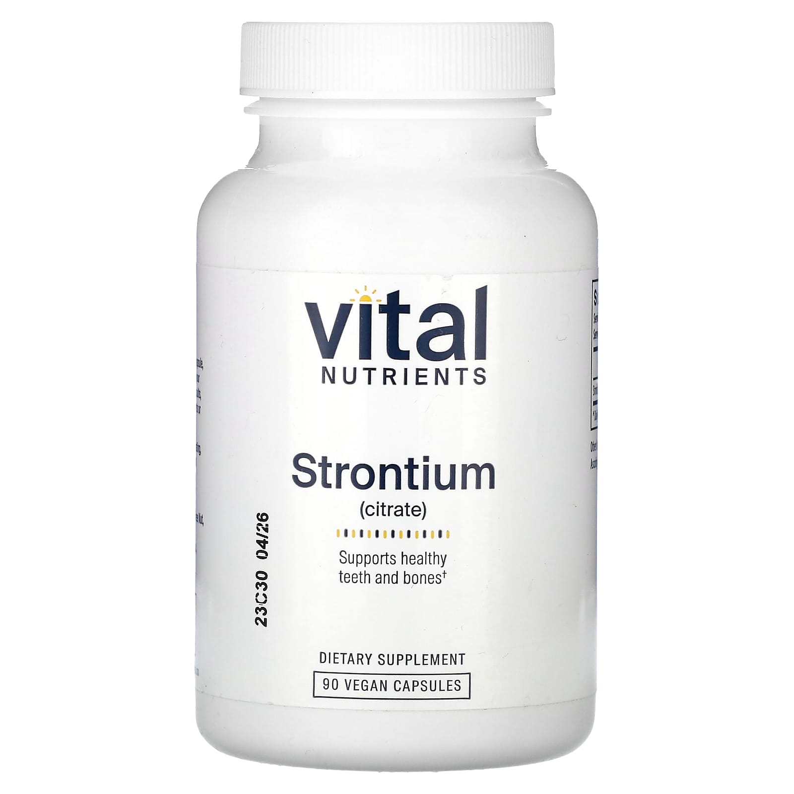 

Strontium Citrate, 90 Veggie Capsules (227Mg per Capsule)
