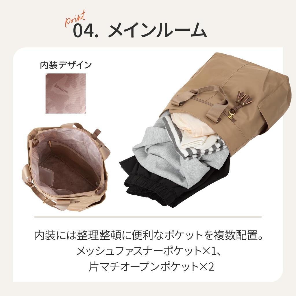 Kanana Project Kollektion Rucksack, Quasten-Tote-Rucksack, A4-Größe Stauraum, Nein. 68874