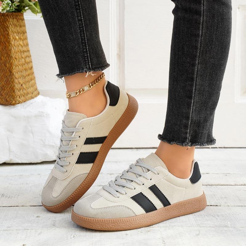 Classic Flat Bottom Sport Shoes for Women Large Size Spring Autumn New Style De Xin White Shoes Casual Leisure Board Shoes