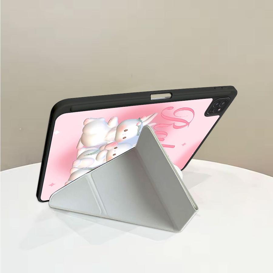 Three Little Rabbits Tablet Case For iPad Pro 11th 10th 9th 8th 7th 12.9inch Mini 6 7 Pro 2025 Air 4 5 M3 M2 1 2 M4 11inch