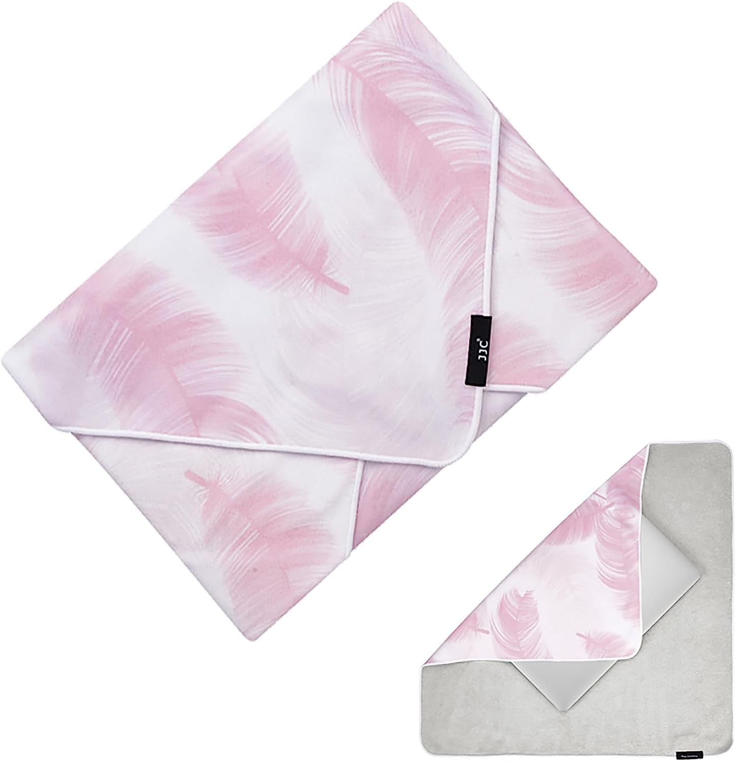 

JJC Camera Wrap Camera Wrap Fabric Protection Wrap Cleaning Fabric Protective Fabric for Protective Fabric 50x50cm Pink Feather Pattern