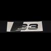 Adesivo Emblema S3 Cromado ABS Verde Amarelo Roxo Azul Preto 3D para Porta-malas Traseiro de Carro Acessórios S3