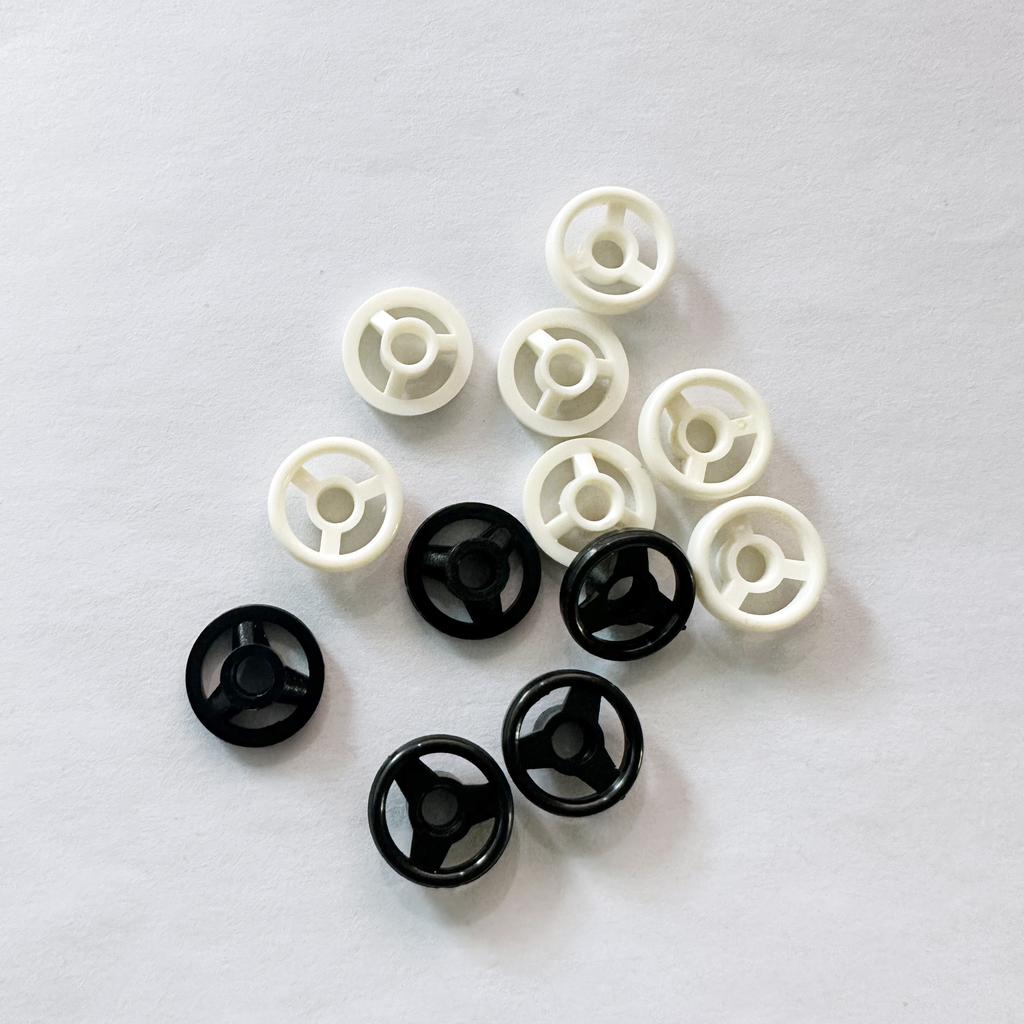 20pcs MOC Parts 3829 73081 Steering Stand 1x2 con volante nero compatibile mattoni fai da te blocchi di costruzione particella g