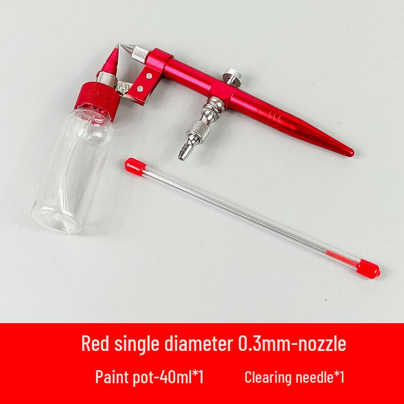 Gundam Action Figure Airbrush Set: Turtle Pump Marker Sprayer 0.3/0.5/0.8mm Caliber.