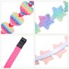 Children'S Candy Color Love Green Onion Powder Headband Cute Princess Gradual Change Rainbow Color Headband Hair Accessories 2544