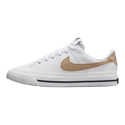 Baskets Court Legacy GS Blanc Chanvre Enfants Noir DA5380-126