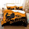 3D Racing Bedding Set King Queen Down Duvet Cover Pillowcase 2/3pcs Motocross Bed Cover Boys Men Home Textile Gift