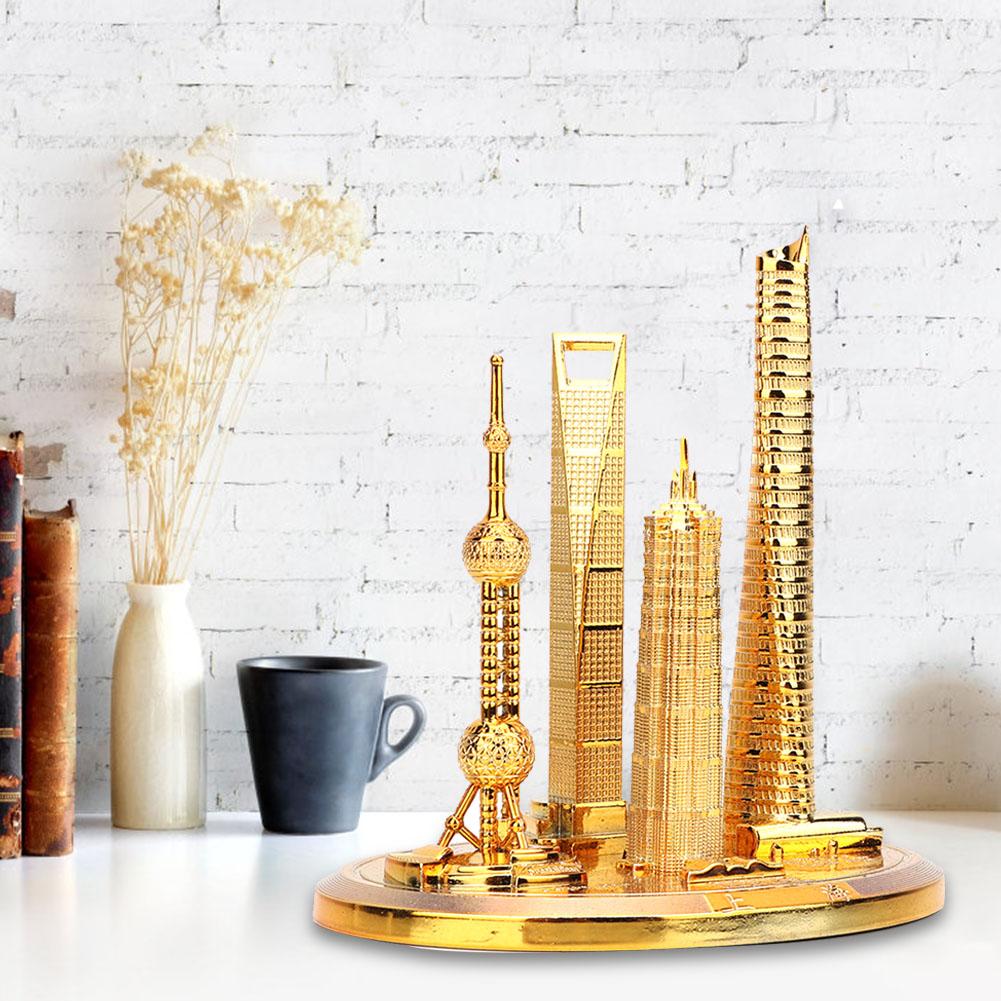 Shanghai Gebouwencollectie Model Oriental Pearl Tower Global Financial Center Souvenir(#3)