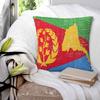 Eritrese Vlag Trots Eritrees Vierkant Kussenhoes Kussenhoes Polyester Kussen Decor Comfort Kussen voor Huis Woonkamer