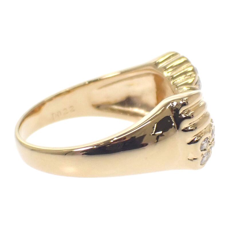 no brand  #12(JP Size) ring K18 yellow gold Women