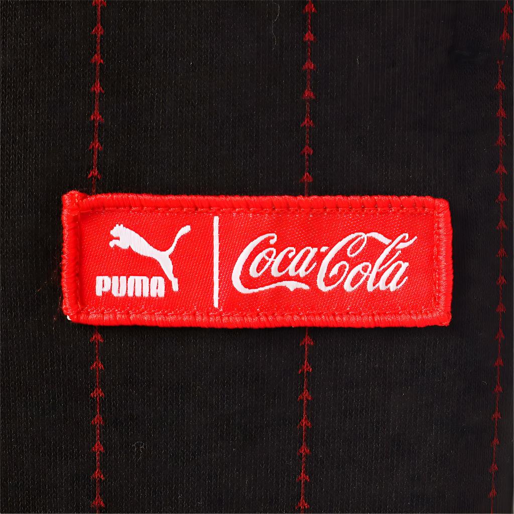 Puma X Coca-Cola Retro Sport Striped Slim Fit Drawstring Jogger Pants Men Bottoms 536163-01