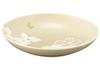 Hanae Mori Floral Print Set of 4 Curry Pasta and Deep 21cm Diameter x 4cm Dishwasher and Microwave Made in "Fleur" Plates, Plates, Plates, Approx.