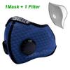 Tcare Cycling Face Mask With PM2 5 Filter Anti Pollution Activated Carbon Breathing Valve Bike Mouth Cap