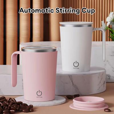 Automatischer Rührbecher Kaffeetasse Küche Faul Mischen Kaffeetasse Wiederaufladbar Edelstahl Magnetischer Mischbecher Trinkwerkzeug