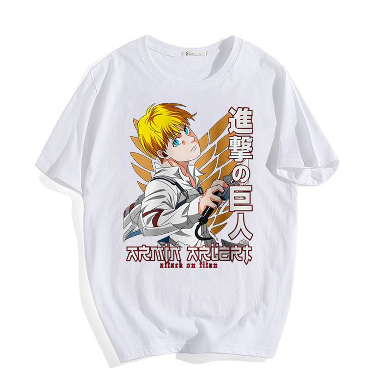 Anime Attack On Titan Peripheral New Sports Top Casual Short Sleeve T-Shirt