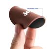 Heat Insulation Genuine Leather Car Cup Holder Coaster with Jeep Logo for Renegade Wrangler Grand Cherokee Auto Accessory ALP1