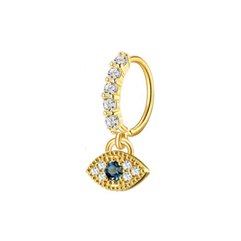 1pcs New Popular European and American Nose Ornaments 20g Butterfly Flower Simple Nose Ring Snake-shaped Zircon Pendant Earrings Nose Studs
