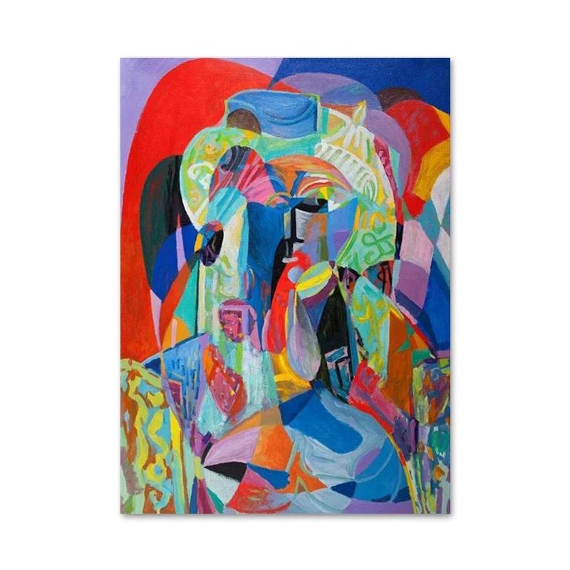 Famous Picasso Canvas Painting Abstract Graffiti Figure Poster Prints Wall Art Pictures for Living Room Home Decoration