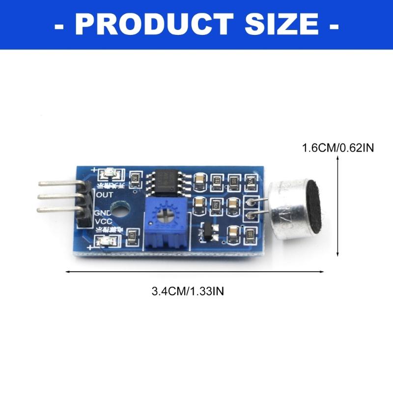 3Pin Sound Detection Sensory Module Sound Module Voice Operated Switcher Microphone Module For Switches Intelligent Home