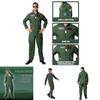 Top Gun pilots tērps Halloweena kostīms bērniem un pieaugušajiem Maverick Cosplay tērps ar saulesbrillēm un vārda zīmi